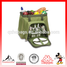 Large Capacity Picnic Cooler Bag Insulated Cooler Picnic Tote Bag With Separate Compartments